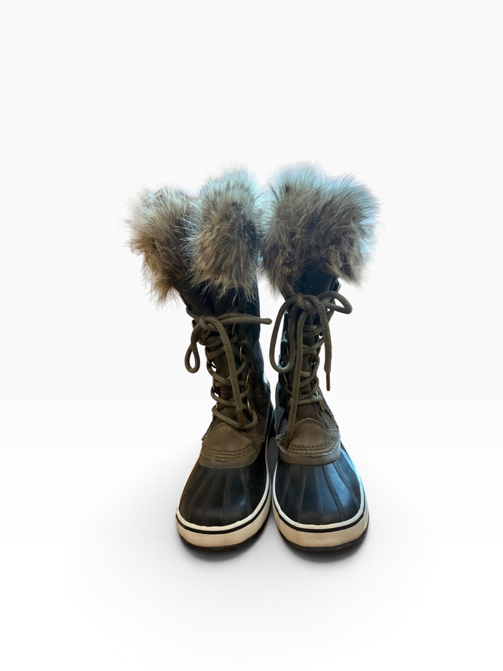 SOREL Joan of Arctic Winter Boots, Faux Fur Cuff and waterproof Rubber Shell - Picture 3 of 12